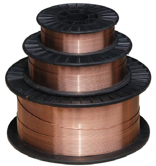 ER70S-6 Mild Steel Mig Welding Wire For Steel construction and machinery production